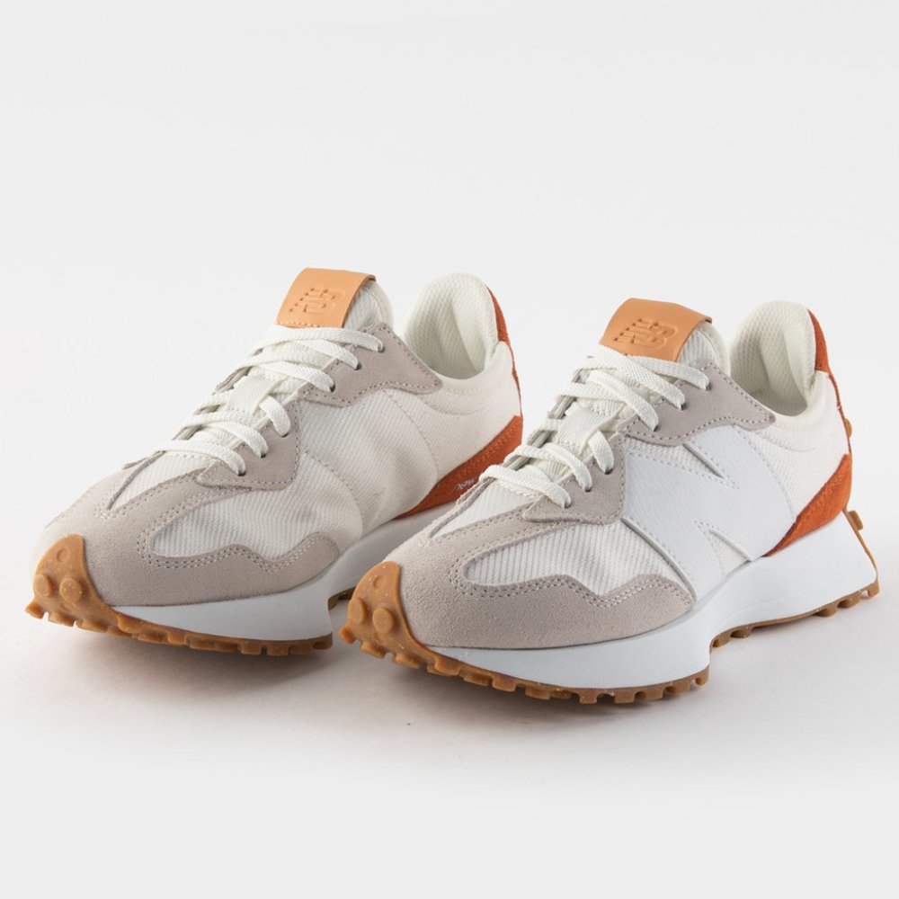 New Balance 327 Seasalt and Rust Oxide Womens Size 6.5